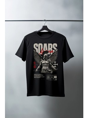 Mbb E-Ticaret Unisex Oversize 24/1 Penye Dtf Baskılı Tişört - DTF91