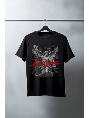 Mbb E-Ticaret Unisex Oversize 24/1 Penye Dtf Baskılı Tişört - DTF88