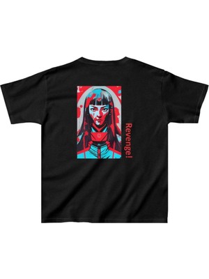 Mbb E-Ticaret Unisex Çocuk Baskılı T-Shirt - Siyah