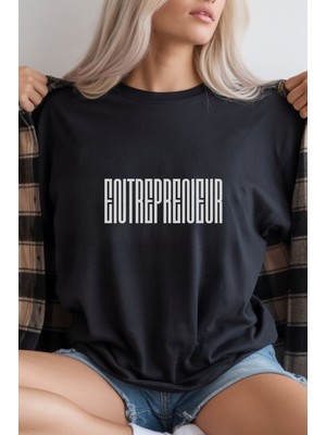 Mbb E-Ticaret Unisex Oversize 24/1 Penye Dtf Baskılı Tişört - DTF297