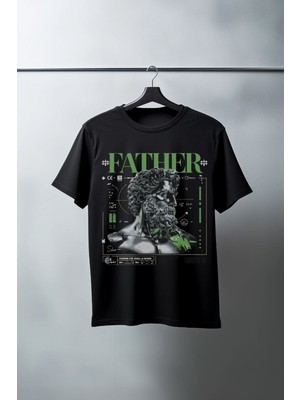 Mbb E-Ticaret Unisex Oversize 24/1 Penye Dtf Baskılı Tişört - DTF84