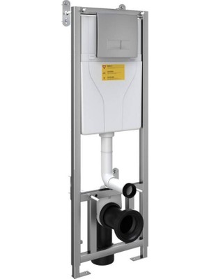 Sanica - SAN125 Ayaklı Gömme Rezervuar Buton Dahil Outlet - 000201-