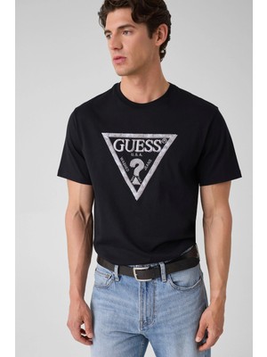 Guess Leave Erkek Regular Fit T-Shirt