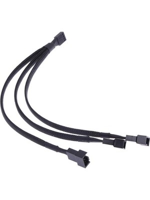 Altes Grup 5353 3'lü Fan Çoklayıcı 3 Port Y Pwm 4 Pin Splitter Çoklayıcı Switch Örgülü Kablosu (5353-3'LÜ)