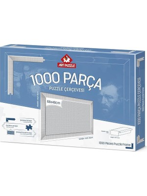 Altes Grup Puzzle Beyaz 1000 Parça Demonte Puzzle Çerçevesi