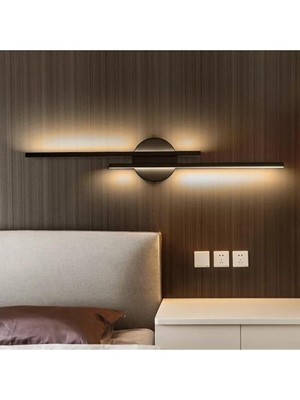 Altes Grup Avize Asya Modern Tasarım Siyah Renk Gün Işığı Ledli Banyo - Mutfak - Salon LED Duvar 2 Li Aplik
