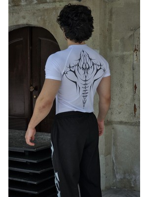 Liber Cyber Bones - Compression Tshirt