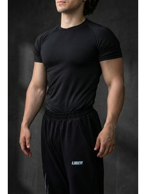 Liber Kısa Kol Basic Compression Tshirt