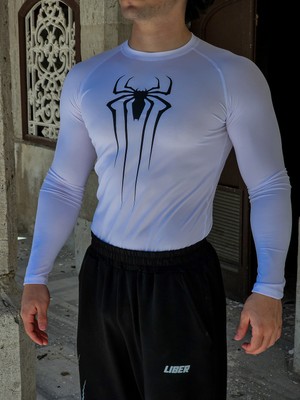 Liber Spider - Uzun Kollu Compression Tshirt