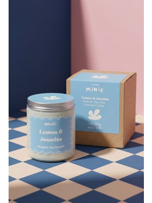 Minic Store Lemon & Jasmine Doğal Soya Mum