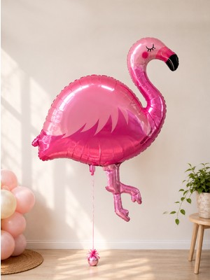 Parti Adresi Flamingo Folyo Balon – Doğum Günü Parti Süsü