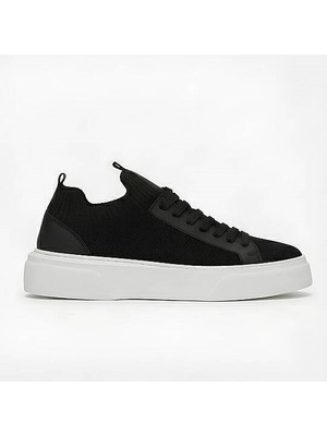 Daytex 1111-1 Erkek Full Triko Neolit Taban Sneaker Siyah