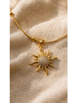 Sun Jewellery Güneş Zirkon Kolye
