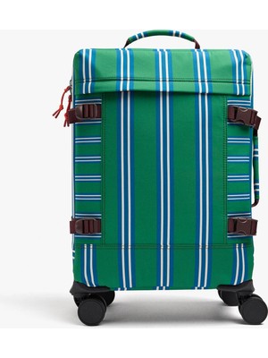 Parfois Kadın Çizgili Teknik Kumaş Valiz 30 Litre Kapasiteyle Hafif Tasarım ve Ergonomik Özellikler