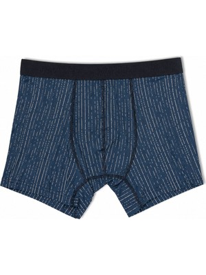 Cazador Erkek Boxer Desenli Pamuklu ve Likralı 93030