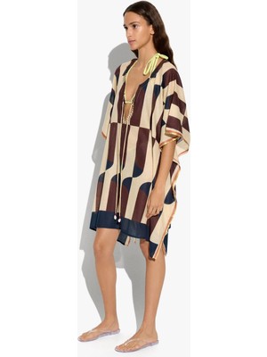 Parfois Kadın Desenli Pamuklu Kaftan