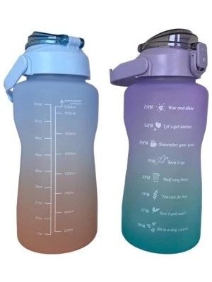 Günlük Motivasyon Su Matarası 2 Litre