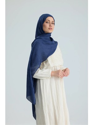 Chale Floş Pamuk Şal / Lace Of Leaves Collection- Berry Lace