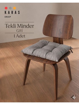 KARAS AHŞAP Tekstil Modern Tekli Sandalye Minderi 1 Adet (40X40 Cm)