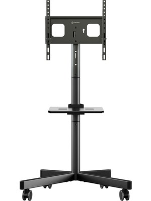 Onkron TS1137-B Tekerlekli Mobil Tv Standı / Askı Aparatlı Tv Sehpası - 23" - 60" Inç Arası Uyumlu