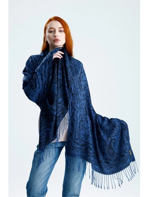 Chale Shine Serisi Pashmina Omuz Şalı - Premium Dokuma Çift Taraflı Pashmina Omuz Şalı