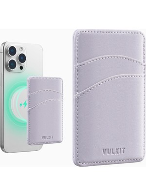 Vulkit Magsafe Uyumlu Rfıd Korumalı Kadın Telefon Kartlık