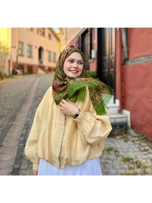 Chale Florya Hint Ipeği Şal & Fular