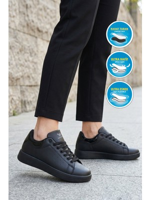 Walkway 26116 Costa G Siyah-Siyah Unisex Spor Ayakkabı