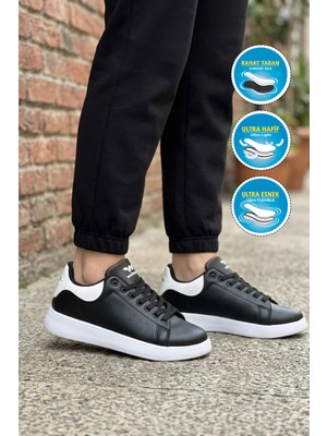 Walkway 26116 Costa G Siyah-Beyaz Unisex Spor Ayakkabı