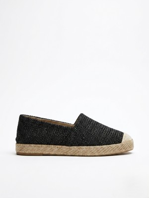 Love Shine Serra Hasır Büyük Numara Kadın Espadril 41-45