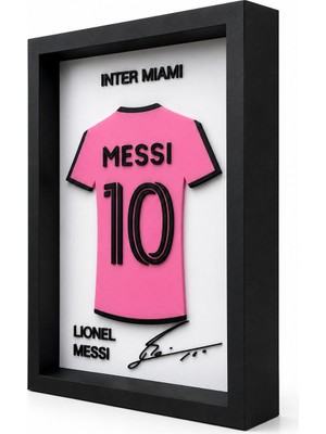 Reborn 3D Lionel Messi Inter Miami Forma Çerçevesi