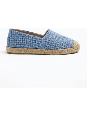 Love Shine Serra Hasır Büyük Numara Kadın Espadril 41-45