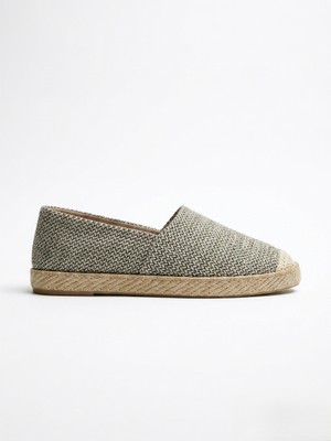 Love Shine Serra Hasır Büyük Numara Kadın Espadril 41-45