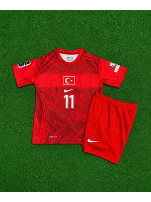 Türkiye 2026 Dünya Kupası Kırmızı Kenan Yıldız Iç Saha Çocuk Forması (World Cup)