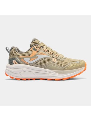 Joma TKSHLS2612 Shock Lady Kadın Outdoor ve Trail Koşu Ayakkabısı - Bej/turuncu