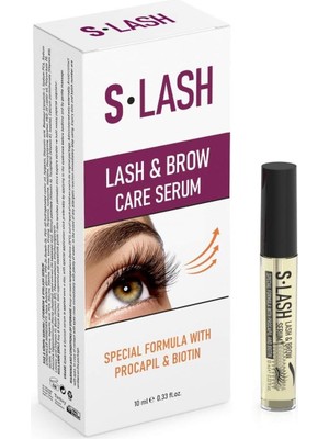 S Lash Kaş ve Kirpik Besleyici Gürleştirici Serum 10 Ml. Made In Usa