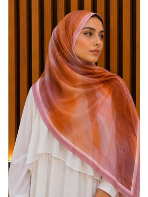 İmaj Butik Gül Kurusu Pamuklu Soft Şal