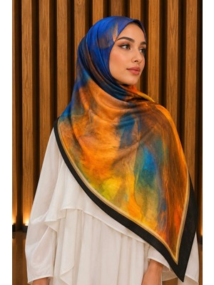 İmaj Butik Siyah Pamuklu Soft Şal