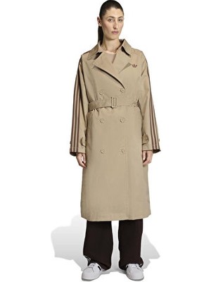 Adidas Trench Ct Tw Kadın Günlük Trençkot KD3734 Kahverengi
