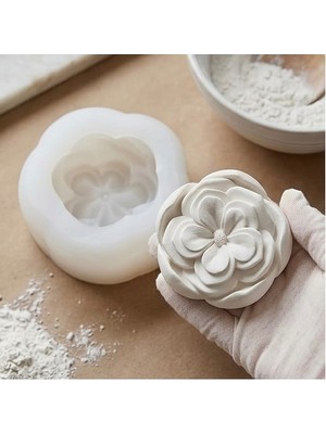 Karakız Dekoratif Anemon Dağ Lalesi Silikon Kalıp 7x3 Cm
