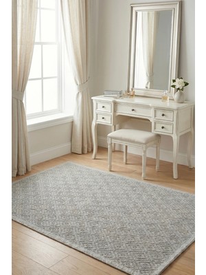 Dekozer Luna Antrasit Yolluk 80X150 cm | %100 Pamuk, Yıkanabilir, Banyo, Mutfak ve Yatak Odası Için