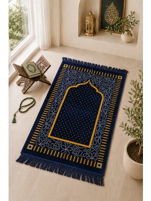 Bella Home Uludağ Spiegel Premium Kadife Seccade – Lüks, Şık ve Yumuşak Dokulu