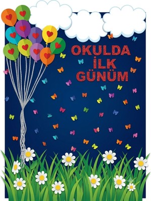 Promisebackdrop2 Okulumda Ilk Günüm 200X250 Kumaş