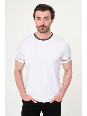 MCR Düz Slim Fit Bisiklet Yaka Kısa Kol Erkek T-Shirt