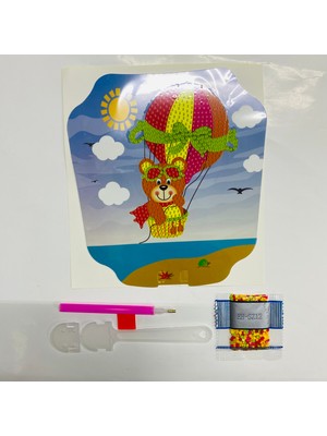 Elegantshop 5d Yapışan Boncuk Mozaik Tablo 15*15 cm SZ12