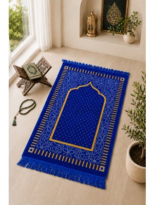 Bella Home Uludağ Spiegel Premium Kadife Seccade – Lüks, Şık ve Yumuşak Dokulu