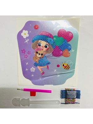Elegantshop 5d Yapışan Boncuk Mozaik Tablo 15*15 cm SZ03