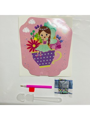 Elegantshop 5d Yapışan Boncuk Mozaik Tablo 15*15 cm SZ06