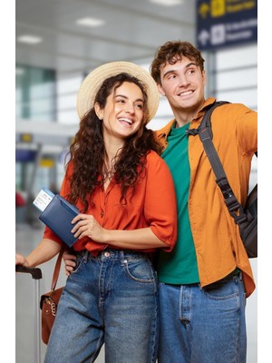 Vulkit Rfıd Korumalı Vegan Deri Unisex Pasaport Cüzdanı