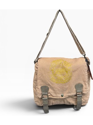 Old Cotton Cargo Kumaş Postacı Omuz Çantası Unisex San Diego Camel
